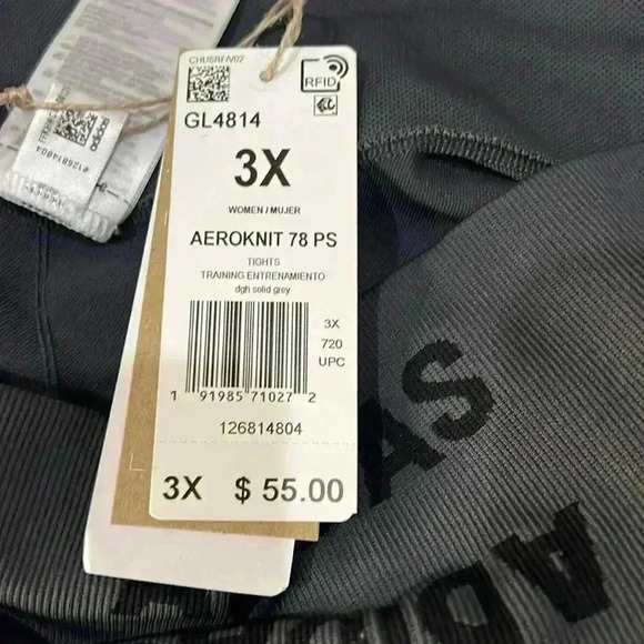 ADIDAS GRAY LEGGINGS NWT - Picture 8 of 9